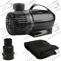 Waterfall Pump: 3/8 hp, 120V AC, Plastic housing, 18 ft Max Head (MPN 52355). Key specifications