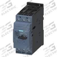 SIEMENS Manual Motor Starter: Non-Reversing, 3 Poles, 80 A, Thermal Protection, Selector Switch (MPN 3RV20314RA10). Key specifications — Maximum Voltage Rating: 690V AC; Brand: SIEMENS; Thermal Units Required: None (Starter Includes Integrated Thermal Units); Frame Size (Width): S2.