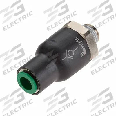 LEGRIS Meter Input Check Valve: Swing, Inline Valve Body, 1/4 in Pipe Size, Tube x MNPT - Polymer Poppet Check Valves