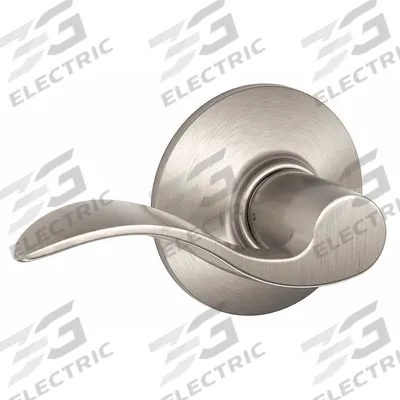SCHLAGE Door Lockset: Passage Lever Locksets, Nickel