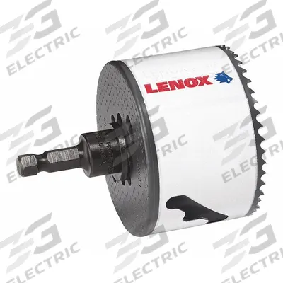 LENOX Hole Saw: 3 in Saw Dia., 4/5 Teeth per Inch, 1 7/8 in Max. Cutting Dp - Multi-Material-Cutting Hole Saws with Attached Arbor