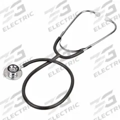 MAZZA HEALTHCARE Stethoscope: Stethoscope, Adult, Dual, Black, 28 in Overall Lg, Reusable (MPN 81-200-BK). Key specifications — Color: Black; Patient Type: Adult; Brand: MAZZA HEALTHCARE.