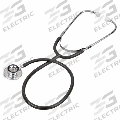 MAZZA HEALTHCARE Stethoscope: Stethoscope, Adult, Dual, Black, 28 in Overall Lg - Economic Stethoscopes