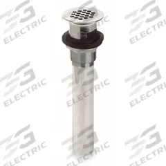 MOEN Grid: Brass, Chrome, 3 in Overall Ht, 2 1/8 in Overall Dia (MPN 14750). Key specifications — Product Type: Sink Drain; Brand: MOEN; Finish: Chrome; Material: Brass.