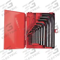 PROTO Hex Key Set: 16 or More Pieces, L, SAE, Std End, Short, 18 Pieces, Box, Black Oxide, 2 Tips (MPN J4986). Key specifications — attr1205553: Not Tether Capable; attr1205554: PROTO; attr1205568: Black Oxide; attr1293176: 16 or More Pieces.