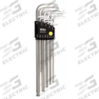 WIHA Hex Key Set: 11 - 15 Pieces, L, SAE, Single Ball End, Long, 13 Pieces, Holder, Chrome, 13 Tips (MPN 36998). Key specifications — attr1205553: Not Tether Capable; attr1205554: WIHA; attr1205568: Chrome; attr1293176: 11 - 15 Pieces.