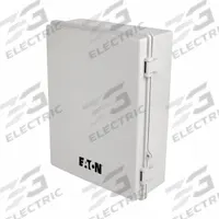 EATON TRIPP LITE Wireless Access Point Enclosure: NEMA 4, UL94 V-1, Hasp Cover, White, Polycarbonate (MPN EN1511N4LATCH). Key specifications — Cover Style: Hasp; Brand: EATON TRIPP LITE; Mounting Location: Wall; Mounting Orientation: Vertical; NEMA Rating: 4; Product Type: Wireless Access Point Enclosure.