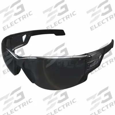 MECHANIX WEAR Safety Glasses: Smoke Lens, Half-Frame - Padded Comfort-Fit Safety Glasses