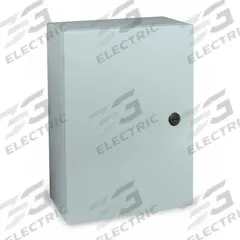 WIEGMANN Enclosure: Steel, 12 in x 12 in x 6 in, NEMA 12/13/3R/4, Solid Cover, Hinged (MPN N412121206C). Key specifications — Closure Method: 1/4-Turn Latch; Brand: WIEGMANN; Knockouts: Not Included.
