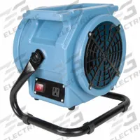 Axial Blower: 1,050 cfm, 1/4 hp, Pivoting Frame, 110V AC, 1 Speeds, Blue, Variable, Plastic, Plastic (MPN PA-250-HS-AF). Key specifications — Product Type: Axial Blower; GFCI Protected: Yes; Number of Speeds: 1; Housing Material: Plastic; Brand: PURAERO.