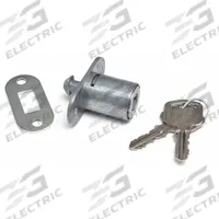 LOCK CORP OF AMERICA Sliding Door Lock: 1 1/8 in Lg, 2 in Wd, 7/8 in Ht (MPN 3400KD). Key specifications — Product Type: Sliding Door Lock; Brand: LOCK CORP OF AMERICA.