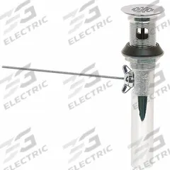 WATCO Drain Assembly: Brass, Chrome, 8 7/8 in Overall Ht, 2 3/8 in Overall Dia, Slip (MPN 815-B-CP). Key specifications — Product Type: Drain Assembly; Brand: WATCO; Finish: Chrome; Material: Brass; Includes: Positive Internal Stopper.
