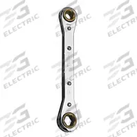 PROTO Box End Wrench: Chrome, 7 mm_8 mm Head Size, 4 1/4 in Overall Lg, Std, 0° Head Offset Angle (MPN J1191M-A). Key specifications — attr309490: Chrome; attr309484: Yes; attr309492: No; attr324928: PROTO.