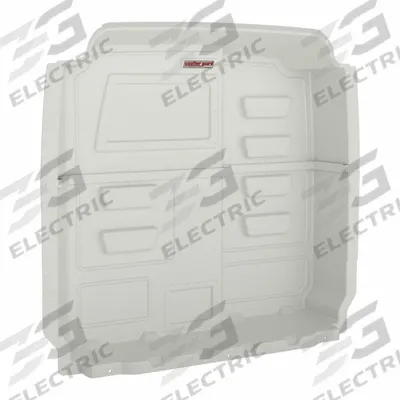 WEATHER GUARD Van Partition: Solid Panel, White, Composite Plastic, 73 in Overall Ht - Van Bulkheads without Door