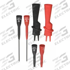 FLUKE Test Probe: CAT III 300V, Alligator Clip, 9 in Lg, Steel, Black/Red, 300 V Max Volt (MPN TP920). Key specifications — Color: Black/Red; Brand: FLUKE.