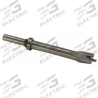 WESTWARD Chisel: 0.401 in Shank Size, Round, Round, 5/8 in Chisel Tip Wd, 5 3/8 in Overall Lg (MPN 4MHE7). Key specifications — attr292676: Round; attr292681: No; attr294779: WESTWARD.