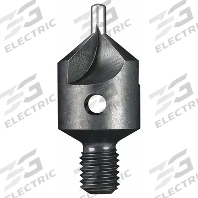ROCKY MOUNTAIN TWIST Countersink: 100°, 3 Flute, 1/2 in Body Dia, 1/4"-28 Shank - Threaded-Shank Three-Flute Countersinks