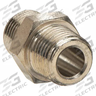 APPROVED VENDOR Metal Pipe Straight: Straight, 1/4 in x 1/4 in, 1,200 psi - Chrome-Plated Threaded High-Pressure Pipe Fittings