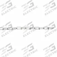 DAYTON Double Loop Chain: Steel, 255 lb Working Load Limit, Double Loop, 2 1/4 in Link Inside Lg (MPN 2ZDJ4). Key specifications — Brand: DAYTON; Item Trade Size: 2/0.