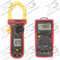 AMPROBE Digital Multimeter Clamp On Kit: Clamp Meter/Digital Multimeter, CAT III 1000V/CAT IV 600V (MPN 34NK45 + 12U584). Key specifications — attr1331012: 4,000; attr1331024: 6,000; attr1331068: AMPROBE; attr1383319: Temperature; Resistance.