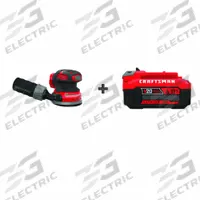 CRAFTSMAN 20V MAX RANDOM ORBIT SANDER (MPN CMCW220B/CMCB204). Key specifications — attr658803: (1) Bare Tool; attr658797: 4.0 Ah; attr658828: Random Orbital Sander Kit; attr658800: CRAFTSMAN; attr868314: 20 V.