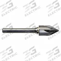 CLEVELAND Countersink: 60°, 6 Flute, 3/8 in Body Dia, Carbide (MPN C46371). Key specifications — attr1301035: CLEVELAND.