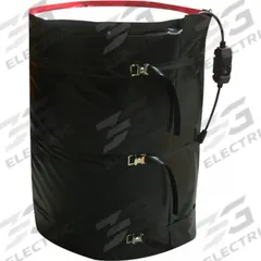 FLEXOTHERM Drum Heater Blanket: 230V AC, 403.6 W Watts, 80°F, 55 gal, IP66, Indoor/Outdoor (MPN HVB-B-04-250-078-036-08-3-27). Key specifications — attr1187699: FLEXOTHERM; attr1187720: 55 gal; attr1187702: IP66; attr1187704: Outdoor; attr1187710: 1.75 A.