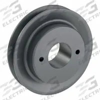 APPROVED VENDOR V-Belt Pulley: AK49, 1 Groove, 4.75 in OD, Bushed Bore, H/QT, Cast Iron (MPN AK49H). Key specifications — attr1318293: AK49; attr1318301: 4.5 in (4L, A); attr1318291: 3L.