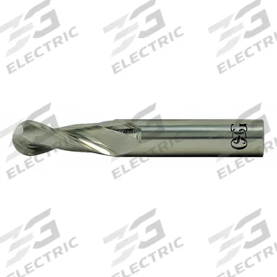 OSG Ball End Mill: Carbide, 4 Flute, 3/8" Mill Dia, 1" LOC, 2-1/2" OAL (MPN 20100500) - Carbide Ball End Mills for Aluminum