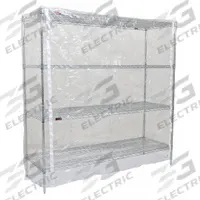 EAGLE GROUP Utility Cart Cover: Clear, Vinyl, Zipper, 36 in Wd, 74 in Ht, 24 in Dp (MPN CZ-74-2436-T). Key specifications — attr1343422: Any Standard Eagle Cart; attr1343424: EAGLE GROUP.