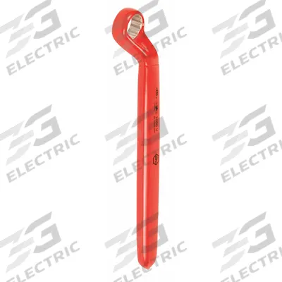 WIHA Box End Wrench: Chrome, 20 mm Head Size, 10 in Overall Lg, Offset - Metric, Single End, 12-Point, Box End Wrenches