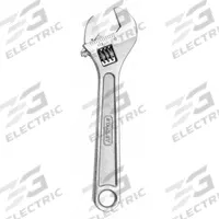 STANLEY Adjustable Wrench: Alloy Steel, Chrome, 10 in Overall Lg, 1 1/8 in Jaw Capacity, Plain Grip (MPN 87-471). Key specifications — attr309359: Chrome; attr324924: STANLEY; attr309358: Alloy Steel.