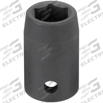 WESTWARD Impact Socket: 1/2 in Drive Size, SAE, 7/16 in Socket Size, 6-Point, Std - 1/2" Drive Impact Sockets