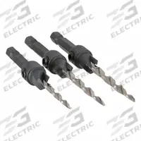 DEWALT Combined Drill Bit and Countersink: 3 Pc, For #10/#6/#8 Screw (MPN DW2535). Key specifications — attr1301351: DEWALT.