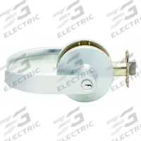 FALCON LOCK Door Lockset: Storeroom Lever Locksets, Chrome, ADA Compliant (MPN B581P6D Q 626). Key specifications — Ligature Resistance: Not Ligature-Resistant; Brand: FALCON LOCK; Lockset Function ANSI Code: F86; Visual Indicator Message: No Message; Lockset Style: Quantum; ADA Compliant: Yes; Finish: Satin Chromium-Plated : Zinc.