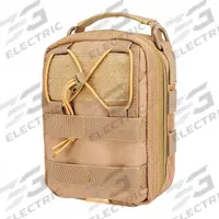 BARSKA Medical Pouch: Tan, Nylon, 7 in x 5 1/2 in, Zipper Closure (MPN BI13008). Key specifications — Color: Tan; Material: Nylon; Pouch Type: Medical Pouch.