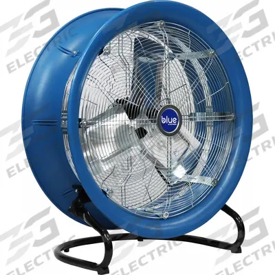 PATTERSON Cooling Fan: 21 in Blade Dia, 115V AC, Stationary, 1/3 hp, Direct Drive - Standard Industrial Floor Fans