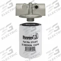 APPROVED VENDOR Hydraulic Spin-on Filter: 15 gpm Max. Flow, 200 psi Max. Pressure, Paper, Single (MPN 3KML9). Key specifications — attr95846: Paper; attr98907: APPROVED VENDOR; attr95844: 25; attr95847: Single.