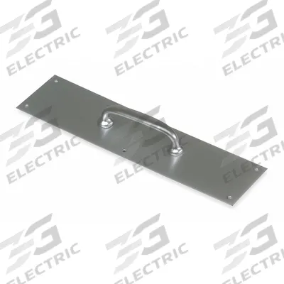 ROCKWOOD Door Pull Plate: 3 in Wd, 12 in Ht - Standard Door Pulls