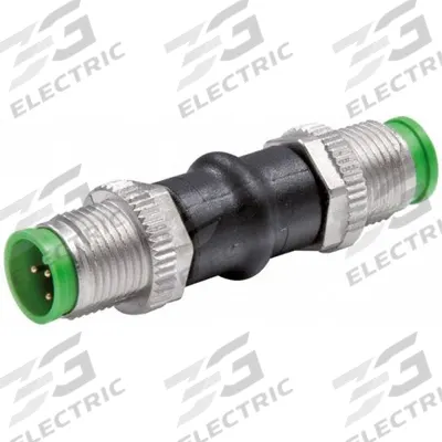 MURRELEKTRONIK Circular Connector: M12 4-Pole Male x M12 4-Pole Female, B Coded - M12 Circular Connector Gender Adapters