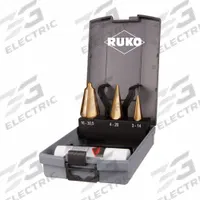 RUKO TOOLS Tube and Sheet Drill Set: 3 Pc, 3 mm to 30.5 mm, TiN-Coated HSS, 118° Point (MPN 101020TRO). Key specifications — attr1239053: Not Impact Rated.