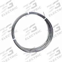 APPROVED VENDOR Wire Rope: Galvanized Steel, 1 x 19, 420 lb Working Load Limit, 100 ft Overall Lg (MPN 2RZY7). Key specifications — End Type: Plain; Brand: APPROVED VENDOR.