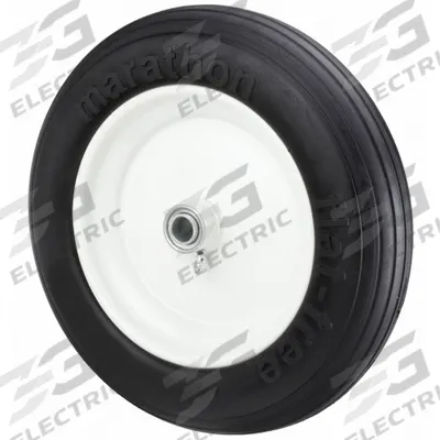 MARASTAR Flat-Free Wheel: 13 5/16 in Wheel Dia., 2 in Wheel Wd, Polyurethane - Flat-Free Polyurethane Foam Wheels