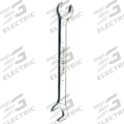 PROTO Open End Wrench: Alloy Steel, Satin, 13/64 in_15/64 in Head Size, 3 in Overall Lg - SAE, Double End, Open End Wrenches