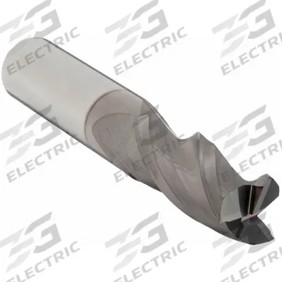 APPROVED VENDOR Square End Mill: Carbide, TiCN Coated, 3 Flute, 3/8" Mill Dia, 1" LOC - General Purpose Carbide Square End Mills