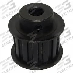 APPROVED VENDOR Timing Pulley: Trapezoidal, Fixed, For L Timing Belt Section, For 1 in Belt Wd (MPN 13LF100X1/2). Key specifications — Brand: APPROVED VENDOR; Tooth Profile: Trapezoidal; Finish: Black Oxide.