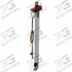 DAYTON Air Chain Hoist: Hook Mounted - No Trolley, 2,000 lb Lifting Capacity, 15 ft Lift Lg, NPT (MPN 816YJ0). Key specifications — attr926889: NPT; attr926896: DAYTON; attr926919: Swivel Hook with Safety Latch; attr926932: Hook Mounted - No Trolley.