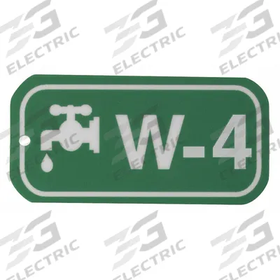BRADY Lockout Tag: None/ No Header, W-4, Polystyrene, English, Plastic, Holes (MPN 105687) - Safety