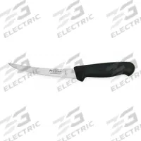 DEXTER RUSSELL Boning Knife: Curved/Flex, 6 in Overall Lg, Steel Blade, Black Handle, NSF Certified (MPN 27033). Key specifications — Sub-brand: Pro Dex; Brand: DEXTER RUSSELL; Blade Material: Steel; Blade Type: Curved; Handle Color: Black; Handle Material: Sanitary Polypropylene; Knife Type: Boning Knife; NSF Certified: Yes.