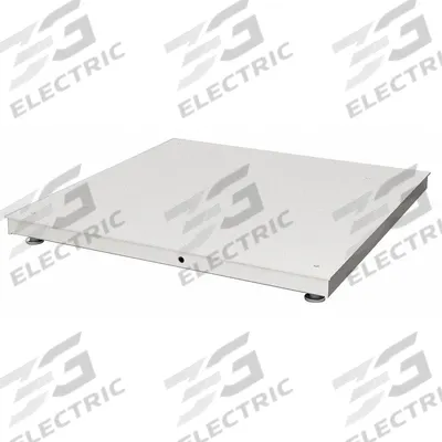 B-TEK Floor Scale: 10,000 lb Wt Capacity - Imperial, 2 lb Readability, Floor Scale - Floor Platforms without Indicator
